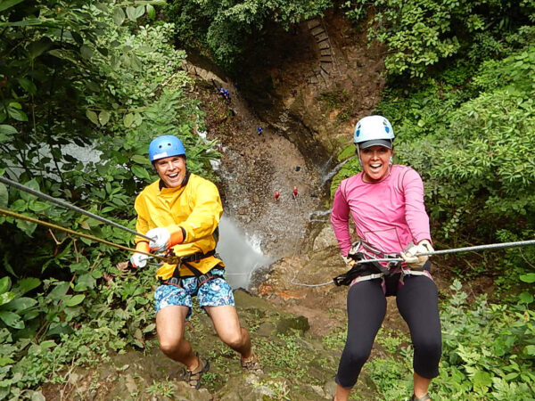 Combo Canyoning Volcano Hike Hot Springs